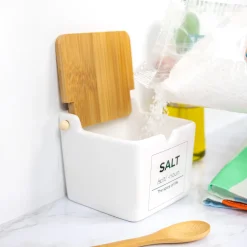 Salero “Salt” blanco