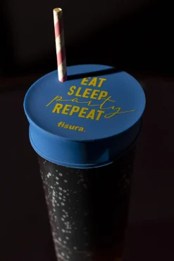 Tapa vasos antidroga “Eat, Sleep, Party, Repeat”