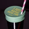 Tapa vasos antidroga “I just wanna have fun” 3 unidades