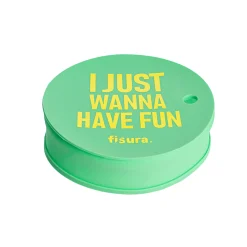 Tapa vasos antidroga “I just wanna have fun”
