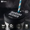 Tapa vasos antidroga “Mañana resaca” 5 unidades