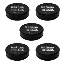 Tapa vasos antidroga “Mañana resaca” 5 unidades
