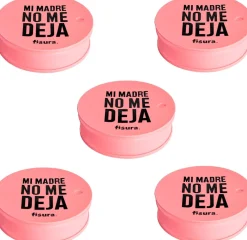 Tapa vasos antidroga “mi madre no me deja” 5 unidades