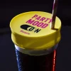 Tapa vasos antidroga “Party mood ON” 3 unidades