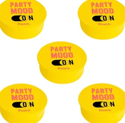Tapa vasos antidroga “Party mood ON” 5 unidades