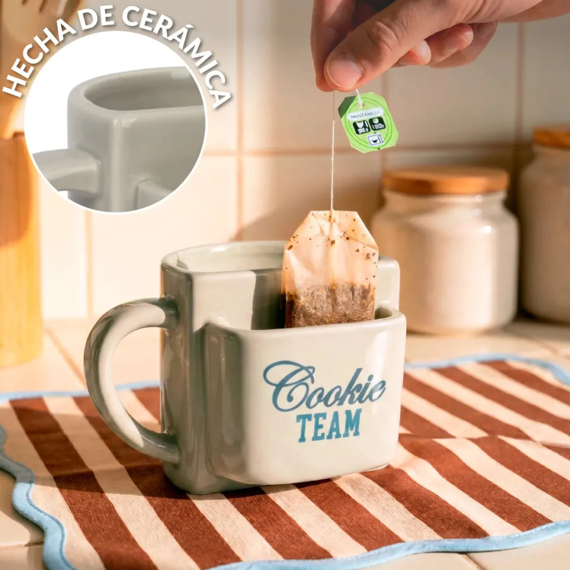 Taza bolsillo “Cookie team”