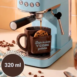 Taza bolsillo “Deja la dieta”