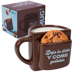 Taza bolsillo “Deja la dieta”