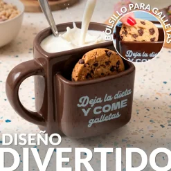 Taza bolsillo “Deja la dieta”