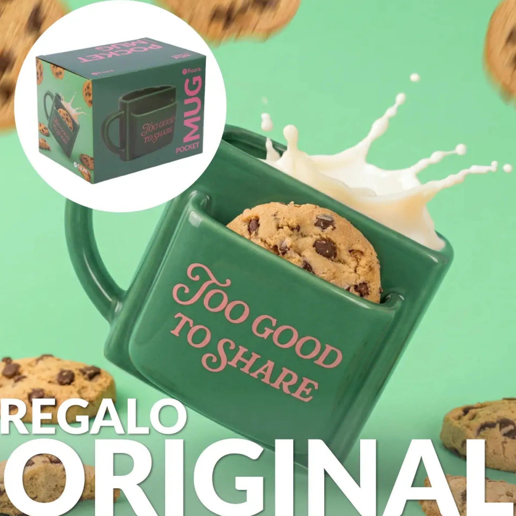 Taza bolsillo “Too good to share”