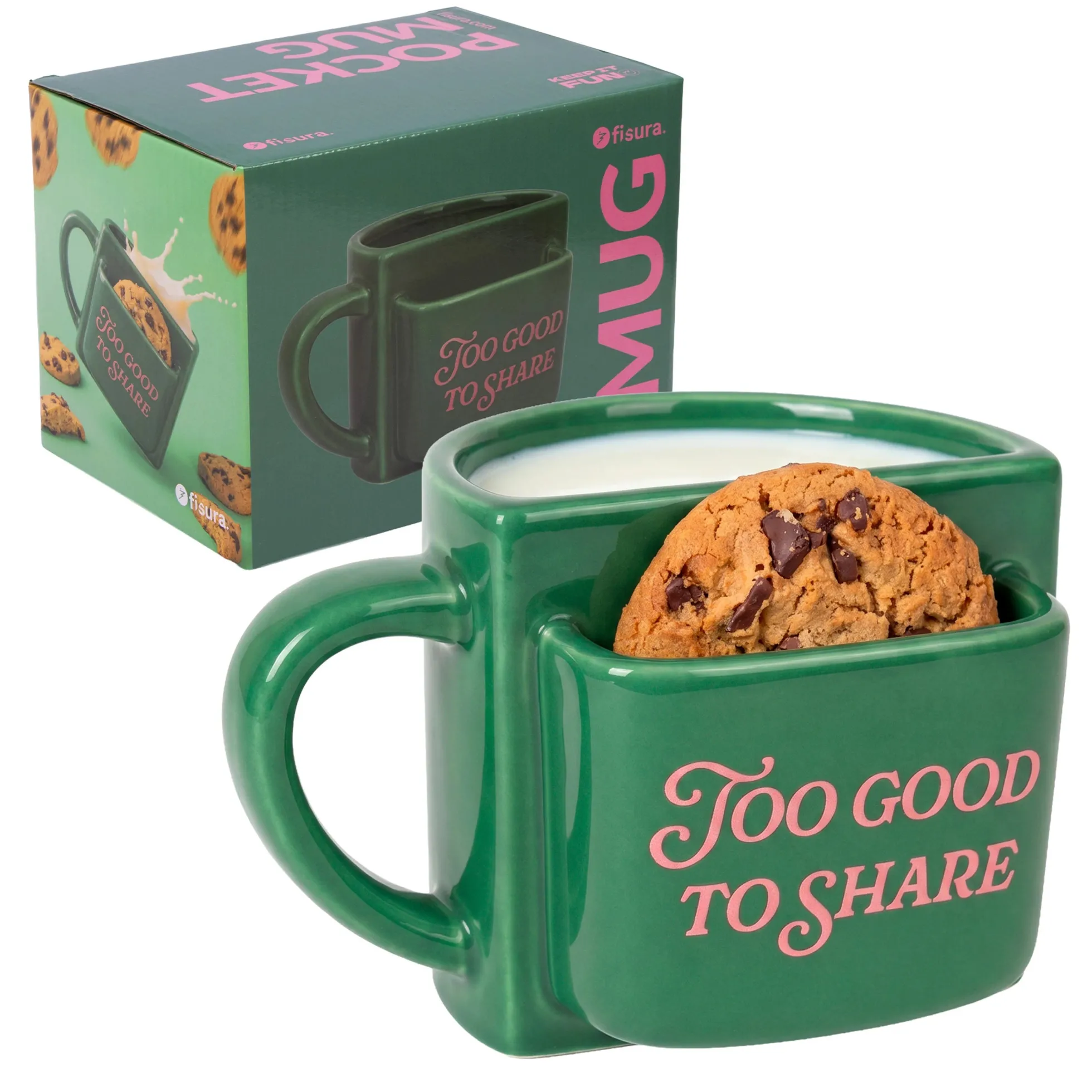 Taza bolsillo “Too good to share”