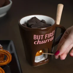 Taza fondue “But first churros”
