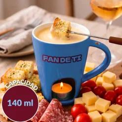 Taza fondue “Fan de ti”