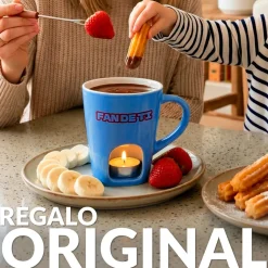 Taza fondue “Fan de ti”