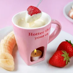 Taza fondue “Hotter than your ex”