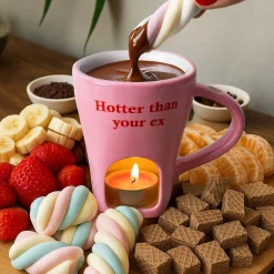 Taza fondue “Hotter than your ex”