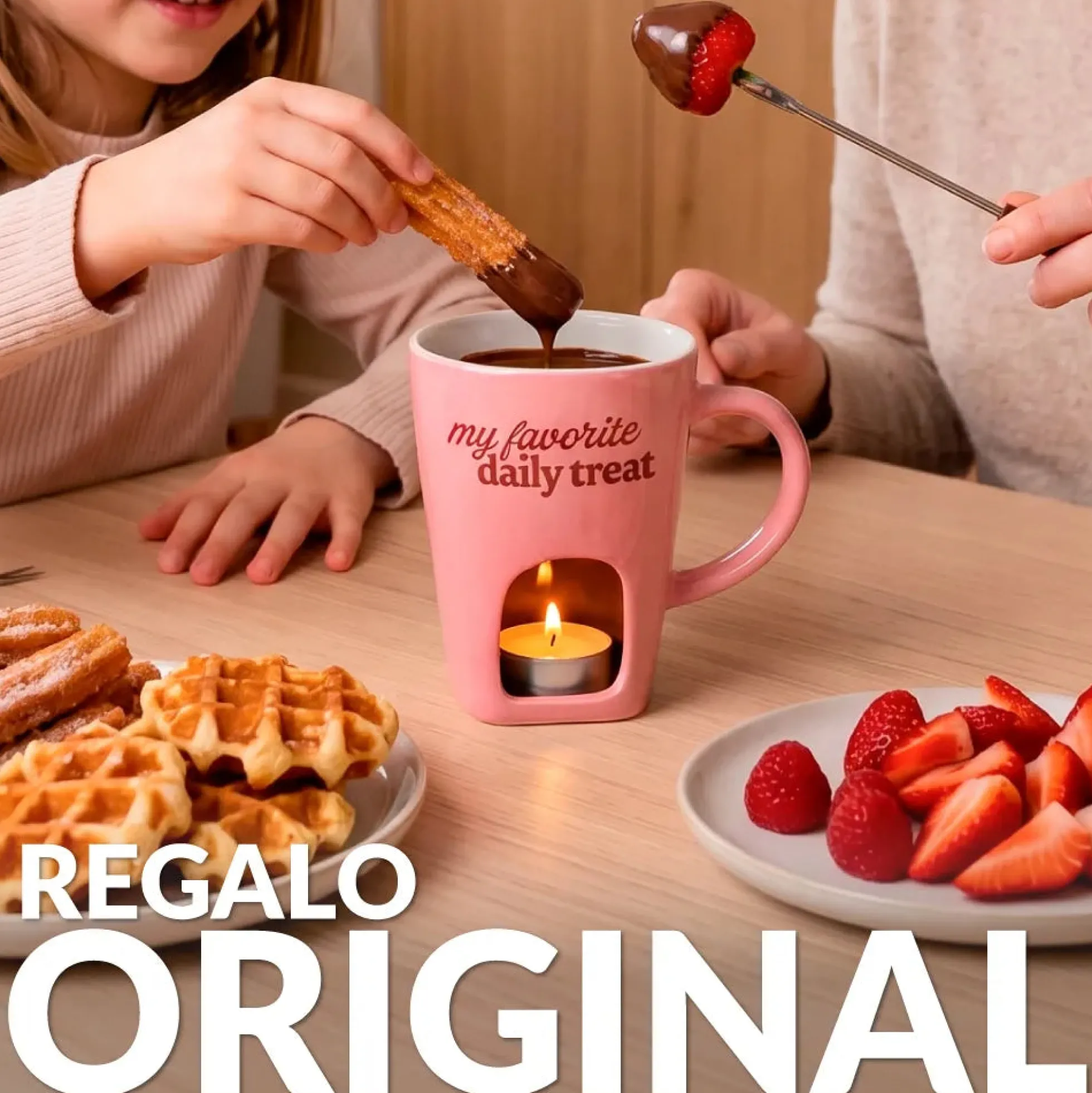 Taza fondue “My favorite daily treat”