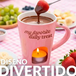 Taza fondue “My favorite daily treat”