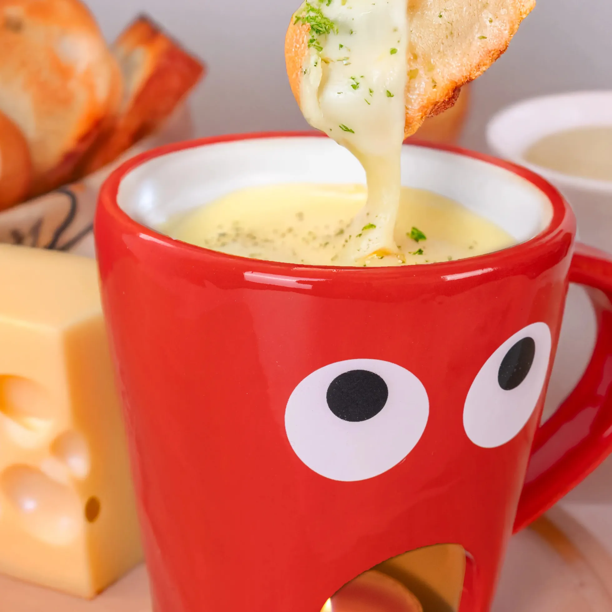 Taza fondue “Ojos”