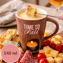 Taza fondue “Time to chill”