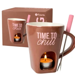 Taza fondue “Time to chill”