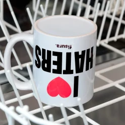 Taza "I love haters"