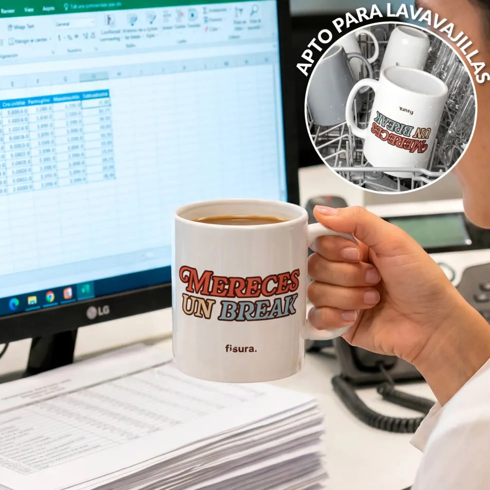 Taza “Mereces un break”