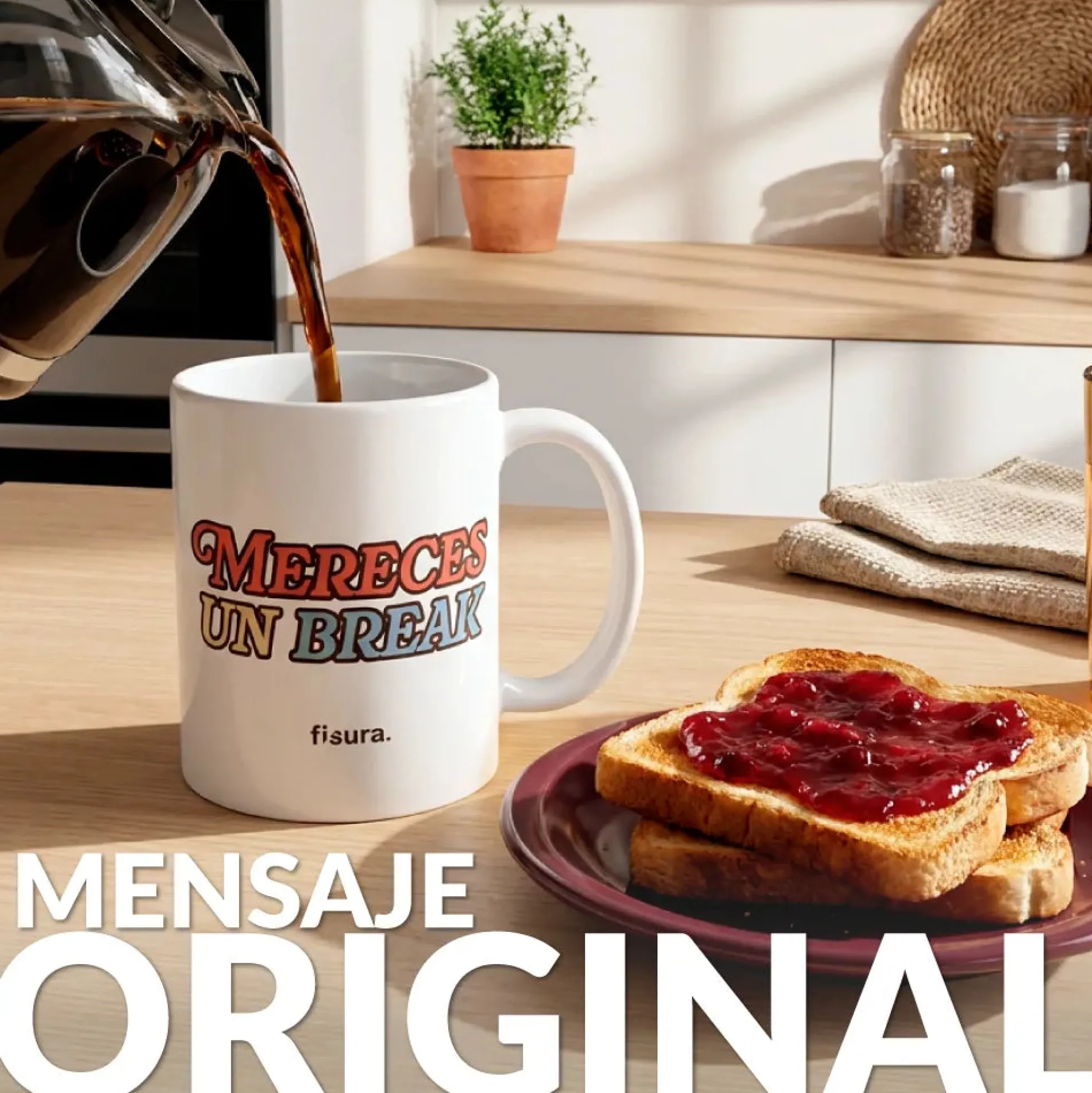 Taza “Mereces un break”