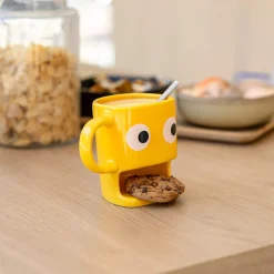 Taza para galletas amarilla