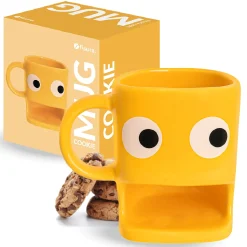 Taza para galletas amarilla
