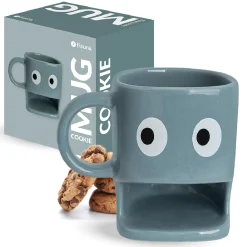 Taza para galletas azul