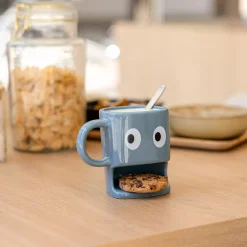 Taza para galletas azul