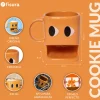 Taza para galletas naranja