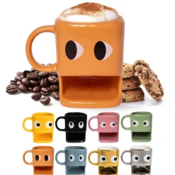 Taza para galletas naranja