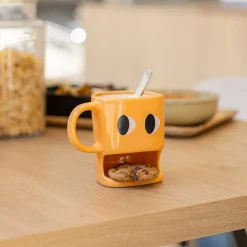 Taza para galletas naranja