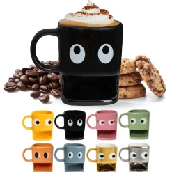 Taza para galletas negra