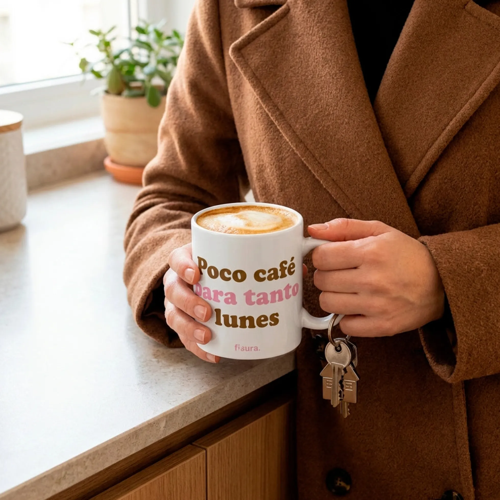 Taza "Poco café para tanto lunes"