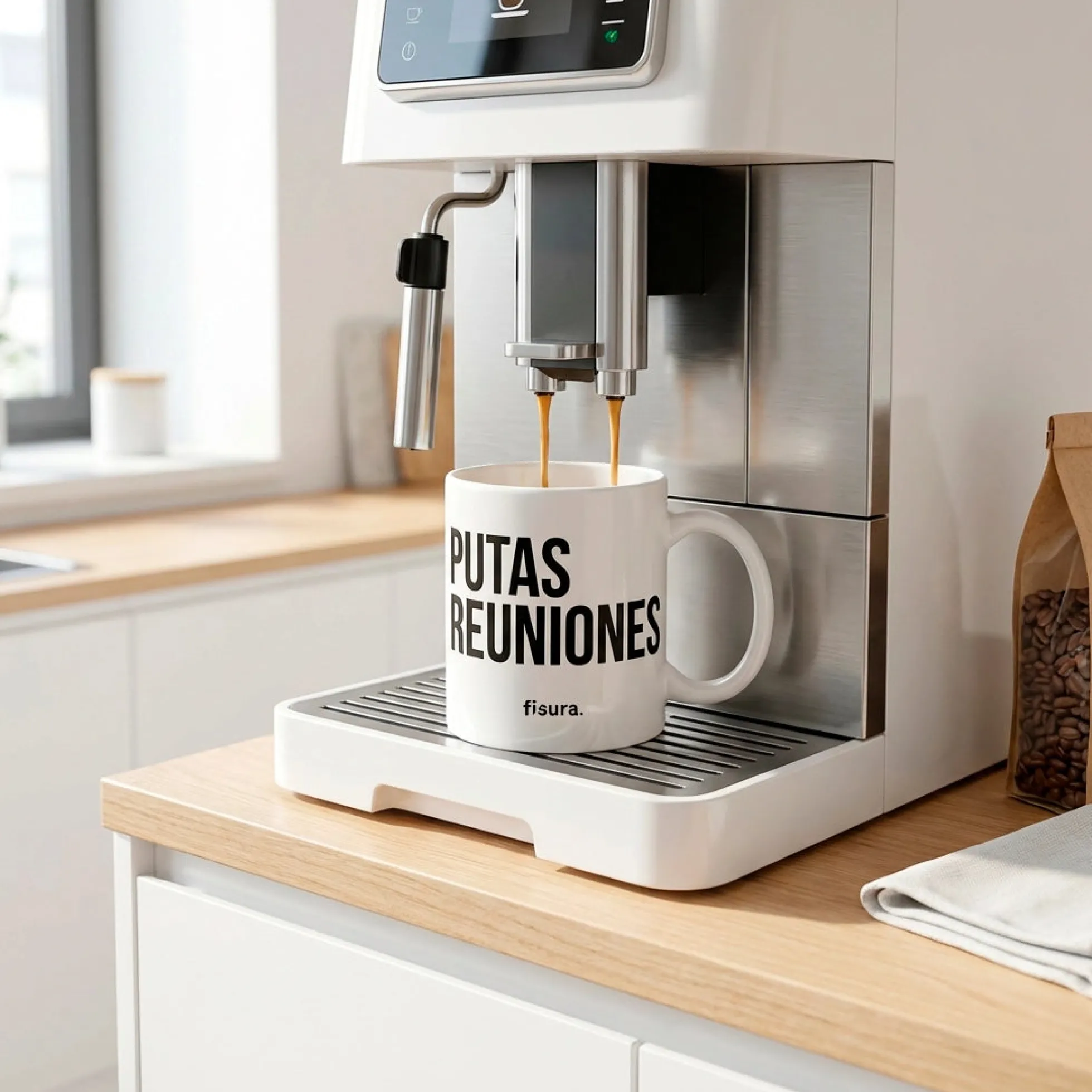 Taza "Putas reuniones"