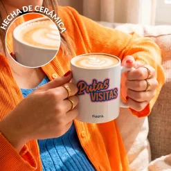 Taza “Putas visitas”