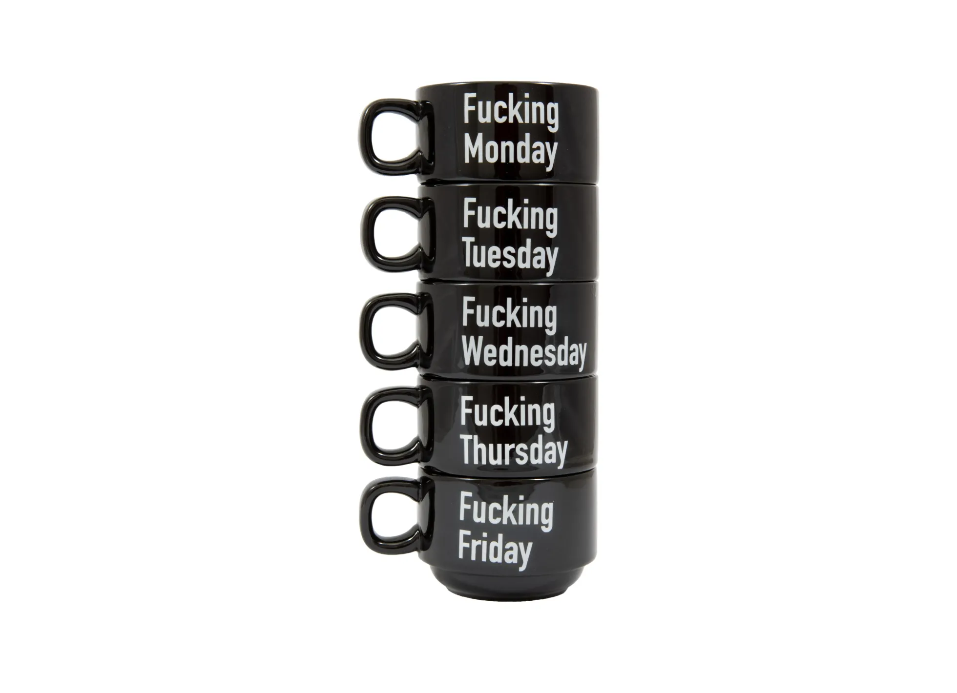 Tazas "Fucking Week"ENG (Set de 5)