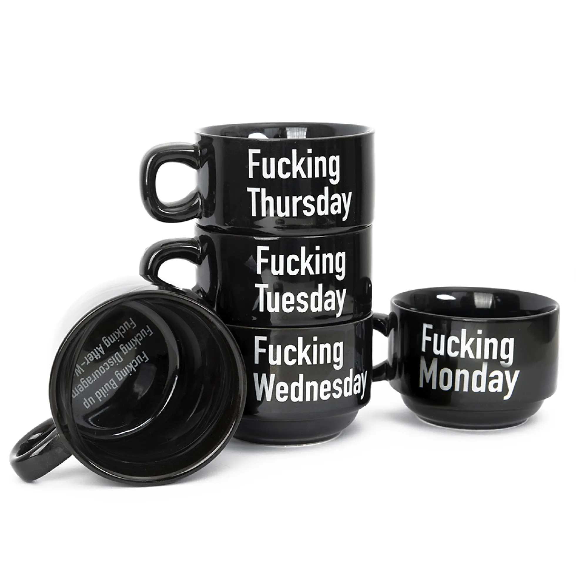 Tazas "Fucking Week"ENG (Set de 5)
