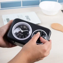 Temporizador de cocina retro - negro