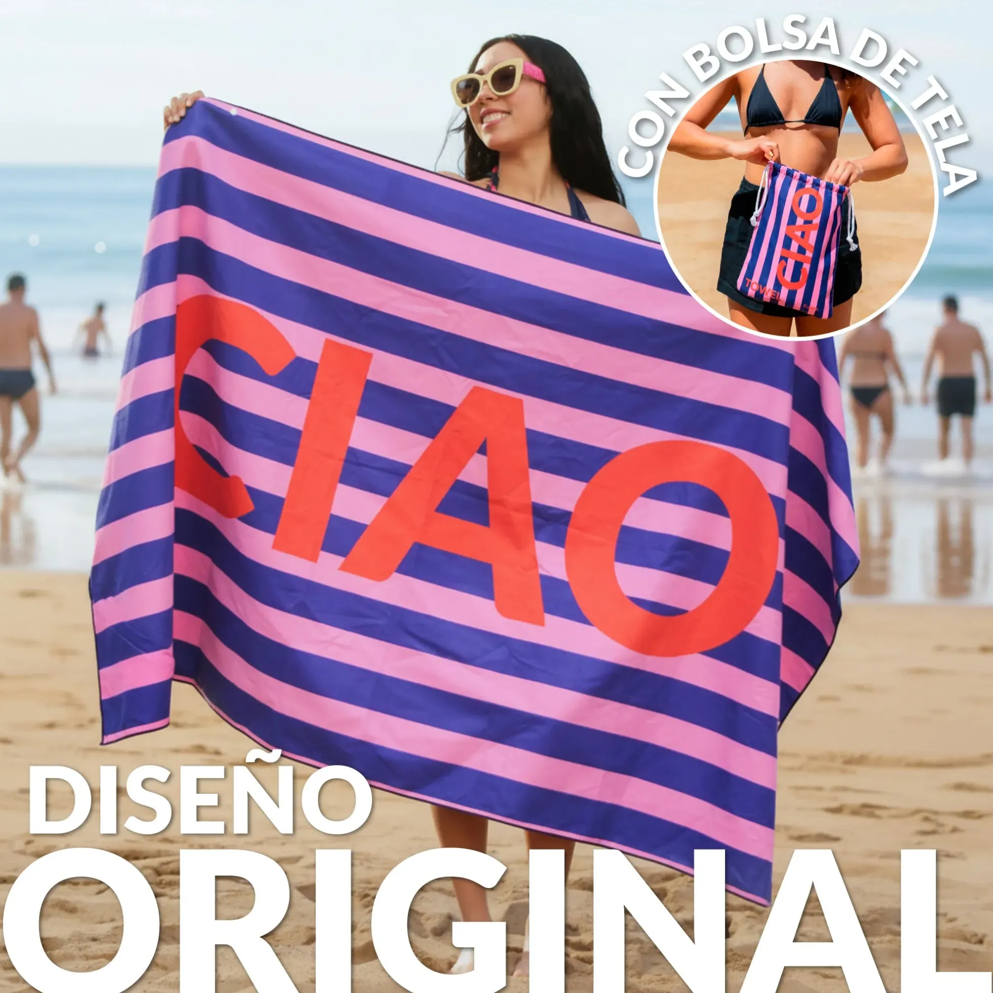 Toalla playa "Ciao"