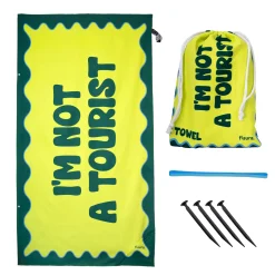 Toalla playa "I`m not a tourist"