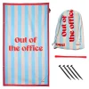 Toalla playa "Out of the office"