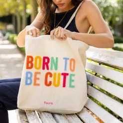 Tote bag borreguillo “Born to be cute”