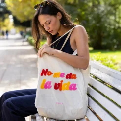 Tote bag borreguillo “No me da la vida”
