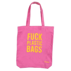 Tote bag original “fuck plastic bag
