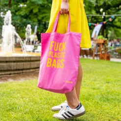 Tote bag original “fuck plastic bag