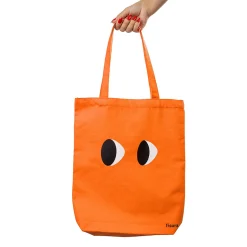 Tote bag original “ojos” naranja